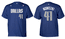 OUT OF STOCK Dirk Nowitzki  Dallas Mavericks Adult Blue NBA Two Sided T Shirt By Adidas