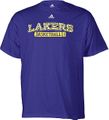 OUT OF STOCK Los Angeles Lakers Purple NBA Double OT Short Sleeve Tee Shirt By Adidas
