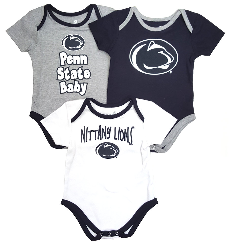 Penn State Nittany Lions Infant & Toddler Moms Choice 3 Pack Creeper
