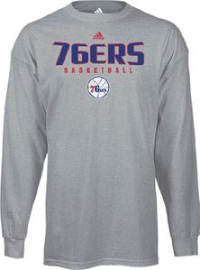 Philadelphia 76ers Absolute Long Sleeve T Shirt by Adidas