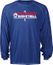 Philadelphia 76ers Heather Blue Adidas Authentic On-Court Practice Climalite Performance Long Sleeve T Shirt
