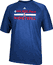 Philadelphia 76ers Heather Blue Climalite Practice Short Sleeve Shirt by Adidas