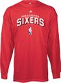 Philadelphia 76ers NBA Long Sleeve T Shirt By Adidas