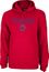 Philadelphia 76ers NBA Playbook Embroidered Red Hooded Sweatshirt by Adidas