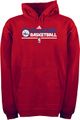 Philadelphia 76ers Red Hooded Practice Sweatshirt by Adidas