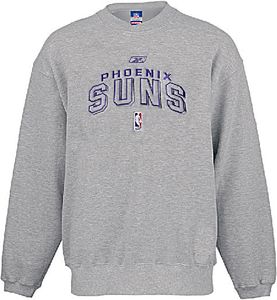 Phoenix Suns NBA Embroidered Fleece Crewneck Sweatshirt By Reebok