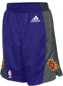 Phoenix Suns Purple Youth 8" Inseam NBA Replica Basketball Shorts By Adidas