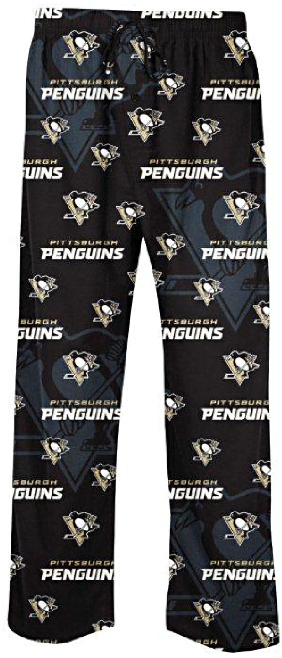 Pittsburgh Penguins Black Keynote Mens Pajama Pants by Concepts Sports