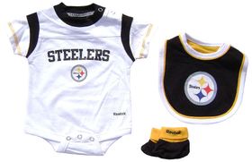 Pittsburgh Steelers 3 Piece Creeper by Reebok