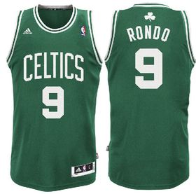 Rajon Rondo Boston Celtics #9 Green Swingman Basketball Jersey by Adidas