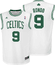 Rajon Rondo Boston Celtics #9 White Swingman Basketball Jersey by Adidas