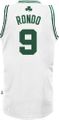 Rajon Rondo Boston Celtics #9 White Swingman Basketball Jersey by Adidas
