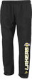 Reebok Los Angeles Lakers Black Open Bottom Basketball Sweatpants