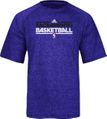 Sacramento Kings Adidas Heather Purple Authentic On-Court SS Practice Climalite Shirt