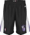 Sacramento Kings Black Embroidered Swingman Shorts By Adidas
