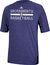 Sacramento Kings Heather Purple Climalite Practice Short Sleeve Shirt by Adidas