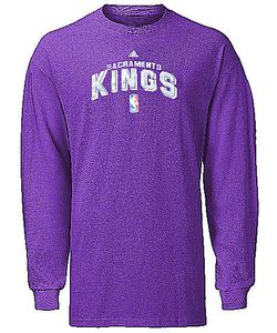 Sacramento Kings NBA Long Sleeve T Shirt By Adidas