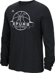 San Antonio Spurs Black Ultimate Banner Long Sleeve T Shirt by Adidas
