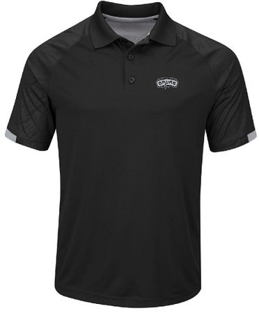 San Antonio Spurs Black Excitement Synthetic Polo Shirt
