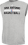 San Antonio Spurs Grey Climalite Practice Sleeveless Shirt by Adidas