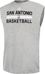 San Antonio Spurs Grey Climalite Practice Sleeveless Shirt by Adidas