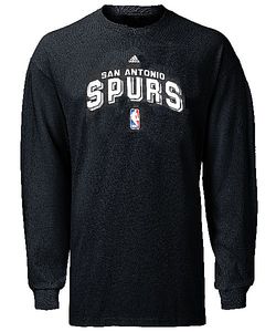 San Antonio Spurs NBA Long Sleeve T Shirt By Adidas