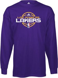 SOLD OUT Adidas Los Angeles Lakers On-Court Team Issue Long Sleeve T Shirt