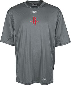 SOLD OUT Houston Rockets NBA Loosefit Play Dry Practice Short Sleeve Shirt By Reebok