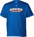 SOLD OUT New York Knicks Blue NBA Double OT Short Sleeve Tee Shirt By Adidas