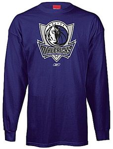 SOLD OUT Reebok Dallas Mavericks Long Sleeve T Shirt