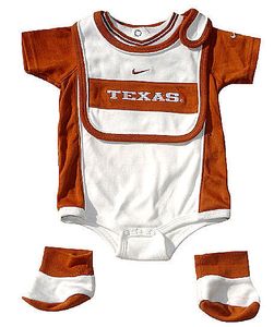 SOLD OUT Texas Longhorns College Infant Creeper Set By Nike Team Sports