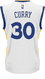 Stephen Curry Youth Golden State Warriors White Replica Basketball Jersey
