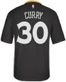 Stephen Curry Youth Golden State Warriors Adidas Black Short Sleeve Replica Basketball Jersey
