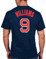 Ted Williams Boston Red Sox MLB Throwback 2 Sided Short Sleeve Tee Shirt By Majestic