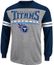Tennessee Titans End Of Line 4 Long Sleeve Jersey Shirt by Majestic