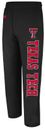 Texas Tech Red Raiders Black Open Bottom Sweatpants by Colosseum
