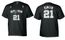Tim Duncan San Antonio Spurs Adult Black NBA Two Sided T Shirt By Adidas