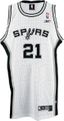 Tim Duncan San Antonio Spurs NBA Tackle Twill Swingman Replica Basketball Jersey By Reebok
