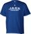 Utah Jazz Blue NBA Double OT Short Sleeve Tee Shirt By Adidas
