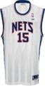 Vince Carter New Jersey Nets NBA Tackle Twill Swingman Replica Basketball Jersey By Reebok