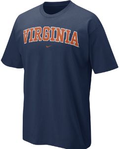 Virginia Cavaliers Blue Classic College Short Sleeve Tee Shirt By Nike Team Sports