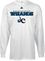 Washington Wizards NBA White Long Sleeve Tee Shirt By Adidas