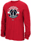 NBA Washington Wizards Red Adidas Primary Logo Long Sleeve T Shirt