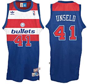Wes Unseld Baltimore Bullets NBA Embroidered 1977-1978 Throwback Basketball Jersey By Adidas