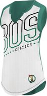 Ladies Boston Celtics White Relevant Play Sleeveless T Shirt