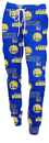 Womens Golden State Warriors Blue Cotton Slide Lounge Pants 