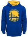 Youth Golden State Warriors Primary Logo Tackle Twill Applique Hoodie Sweatshirt