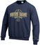 Youth Notre Dame Fighting Irish Football Powerblend Screened Crew Sweatshirt