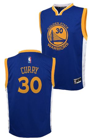 Youth Stephen Curry Golden State Warriors Replica Basketball Jersey