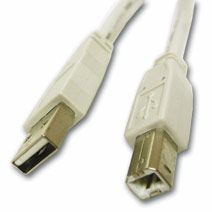 (Click to Enlarge) 6' USB A-B Printer Cable